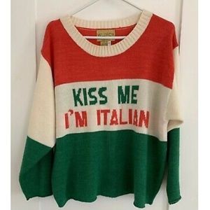 Wildfox Kiss Me I’m Italian Sweater